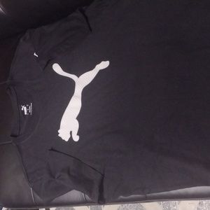 Black/ White Puma T-shirt Size Large
